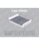 LYNX - LAC1505C - Фильтр салонный угольный OPEL Meriva 04-10