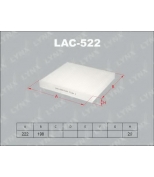 LYNX - LAC522 - Фильтр салонный HONDA Civic 95-10/CR-V 95-02/Insight 00-06