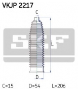 SKF - VKJP2217 - Пыльник приводного вала