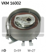 SKF - VKM16002 - ролик натяжной ремня ГРМ