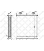 STELLOX - 1035085SX - 10-35085-SX_радиатор печки! Renault Laguna all 01
