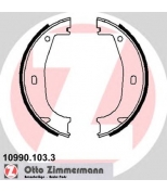 ZIMMERMANN - 109901033 - Комплект тормозных колодок, стояночная тормозная система
