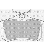 BORG & BECK - BBP1512 - Колодки тормозные (BBP1512)