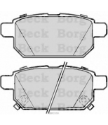 BORG & BECK - BBP2300 - Колодки тормозные (BBP2300)