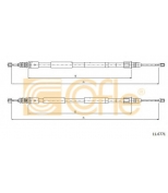 COFLE - 116771 - Трос стояночного тормоза задн RENAULT GRANDESPACE all 2.0L 16v-V6 3.0L (длинная база) LWB discbrake (KIT 2 pcs) 96-00