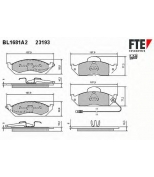 FTE - BL1681A2 - Колодки тормозные передние к-кт MB W163 98>