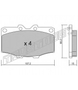 TRUSTING - 1110 - Колодки тормозные комплект
