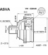 ASVA VW028A48 ШРУС