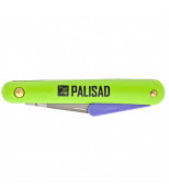 PALISAD 79010 Нож садовый, 185 мм, складной, окулировочный, пластиковая рукоятка, пластик. расщепитель. PALISAD