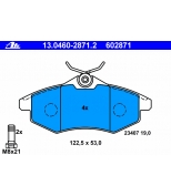 ATE - 13046028712 - Комплект тормозных колодок, диско