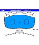 ATE - 13046069252 - Дисковые тормозные колодки  комплект