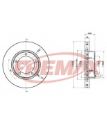 FREMAX - BD1265 - Тормозной диск