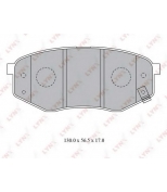 LYNX - BD3624 - Колодки тормозные передние HYUNDAI Sonata 2.0-2.4 09