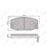 LYNX - BD4404 - Колодки тормозные передние HYUNDAI i30, KIA Carens 02 /Ceed/Pro Ceed/Cerato 08