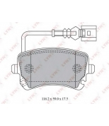 LYNX - BD8033 - Колодки торм.задн.VW Transporter V-VI 03>