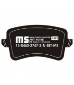 MASTER-SPORT - 13046027472NSETMS - Колодки тормозные premium до 40 000км гарантии 13-0460-2747-2-n-set-ms 25096