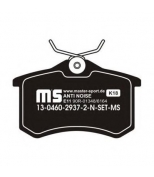 MASTER-SPORT - 13046029372NSETMS - Колодки тормозные 13-0460-2937-2-n-set-ms 30898