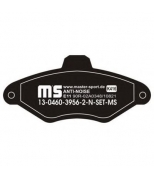 MASTER-SPORT - 13046039562NSETMS - Колодки тормозные premium до 40 000км гарантии 13-0460-3956-2-n-set-ms 29815