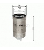 BOSCH - 1457434436 - Фильтр топливный VOLVO S60 01-  S80 01-06  V70 II