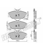 FRITECH - 1441 - Колодки тормозные дисковые передние RENAULT SAFRAN >2.2,R25