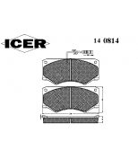 ICER - 140814 - Комплект тормозных колодок, диско