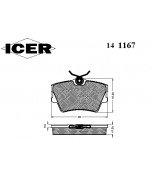 ICER - 141167 - BRAKE PADS