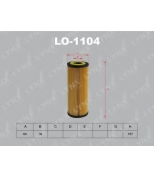 LYNX - LO1104 - Фильтр масляный AUDI A4 3.2 05 /A5 3.2 07 /A6 2.4-3.2 04 /A7 2.8-3.0T 10 /A8 2.8-3.2 05 , VW Toureg 3.0T 10