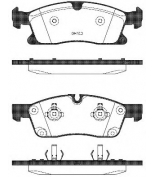 REMSA - 143010 - Колодки тормозные передние