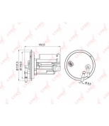 LYNX - LF977M - Фильтр топливный погружной SUBARU Forester(SH5/SG9) 2.0-2.5 08