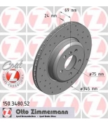 ZIMMERMANN 150348052 Тормозной диск