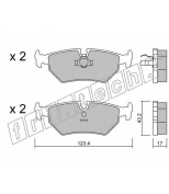 FRITECH - 1820 - Колодки тормозные дисковые задние JAGUAR 90> /GILRING/