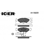 ICER - 180410 - Комплект тормозных колодок, диско