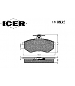 ICER - 180835 - BRAKE PADS