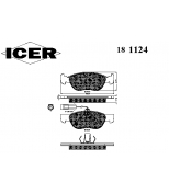 ICER - 181124 - Комплект тормозных колодок, диско