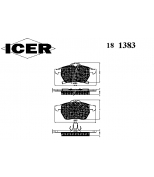 ICER - 181383 - Комплект тормозных колодок, диско
