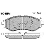 ICER 181566 Комплект тормозных колодок, диско