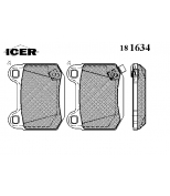 ICER - 181634 - Комплект тормозных колодок, диско