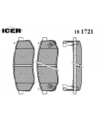 ICER - 181721 - 181721000944001 Тормозные колодки дисковые