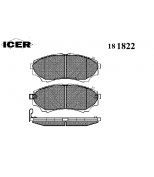 ICER - 181822 - Комплект тормозных колодок, диско