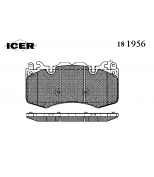 ICER - 181956 - Колодки тормозные дисковые, комплект 181956