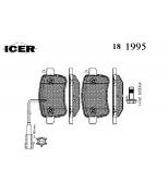 ICER - 181995 - Колодки дисковые задние