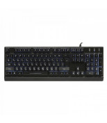 СКЛАД 10 27507 Клавиатура SmartBuy SBK-601G-K RUSH черная (проводная, игровая, USB, с подсветкой) (1,20)