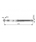 BOSCH - 1987476775 - Тормозной Шланг 1987476775