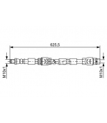 BOSCH - 1987481589 - 1 987 481 589 шланг тормозной задний правый! BMW X5/X6 E70/E71 3.0-4.8/3.0D 07  L=625