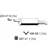ERNST - 204194 - Глушитель A-6 (98>>) 2,4L