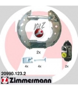 ZIMMERMANN - 209901232 - Комплект тормозных колодок