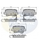 COMLINE - CBP31587 - Колодки дисковые