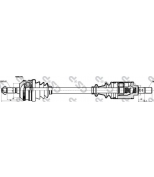 GSP - 210020 - Полуось, Привод