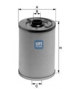 UFI - 2106200 - Фильтр топливный Tracks MB