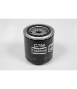 CHAMPION - C209606 - Фильтр масляный. NISSAN 280ZX/Bluebird/Cherry/Layr